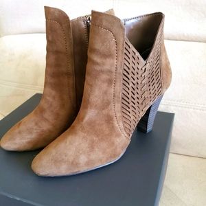 Vince Camuto Pumpernickel True Suede Heeled Boots